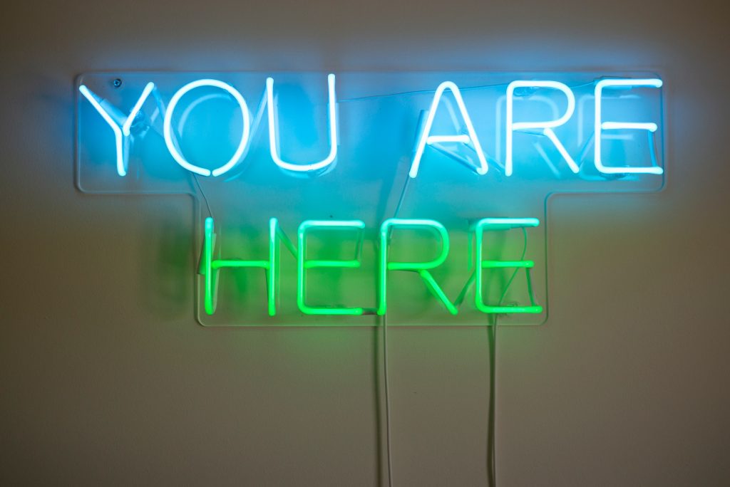 You are here.