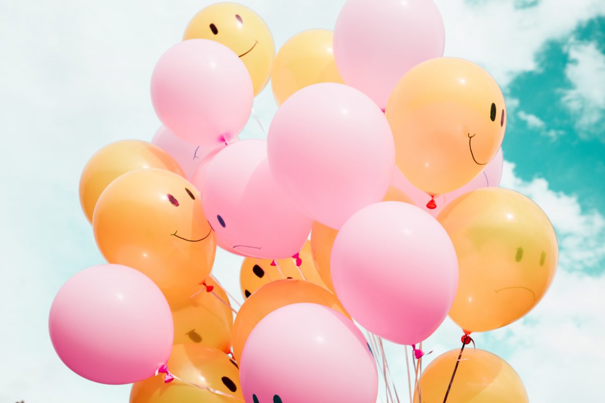 Balloons with faces